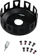 Precision-Forged Clutch Basket Black For Kawasaki KDX 200