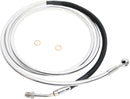 Alternate Length Hydraulic Clutch Line Chrome For Harley Davidson FLHRSE5 1800 - 203 CM