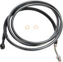 Alternate Length Hydraulic Clutch Line Black For Harley Davidson FLHRSE5 1800 - 203 CM