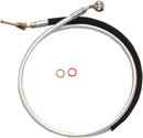 Alternate Length Hydraulic Clutch Line Chrome For Harley Davidson FLRT 1750 - 203 CM