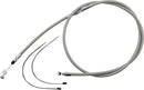 XR Clutch Cable Chrome / Silver For Indian SCOUT 60 ABS - +10 CM