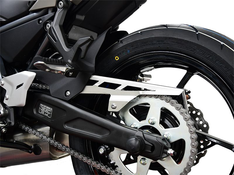 Chain Guard Brushed Neutral For Kawasaki Ninja 650 2017-2019