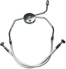 Designer Series Front Lower Brake Line Kit Chrome For Harley Davidson FXDL 1340