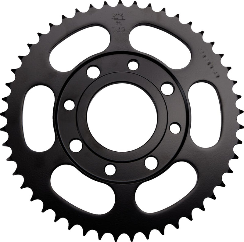 Steel Rear Sprocket Black For Honda CL 175 K 1968-1973 - 49T