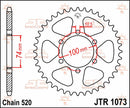 Rear Sprocket Steel For Hyosung GV 250 2004-2009 - 46T
