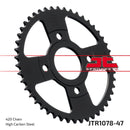 Rear Sprocket Steel Black For Yamaha TZR 50 1996-2006 - 47T