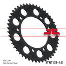 Rear Sprocket Steel Black For Derbi SENDA 50 R 2000-2008 - 48T