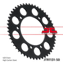 Rear Sprocket Steel Black For Derbi SENDA 50 R 2000-2008 - 50T