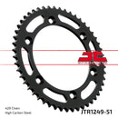 Rear Sprocket Steel Natural For Honda XLR 125 R 1998-2002 - 51T