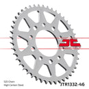 Rear Sprocket Steel Natural For Honda VF 400 F 1982-1986 - 46T