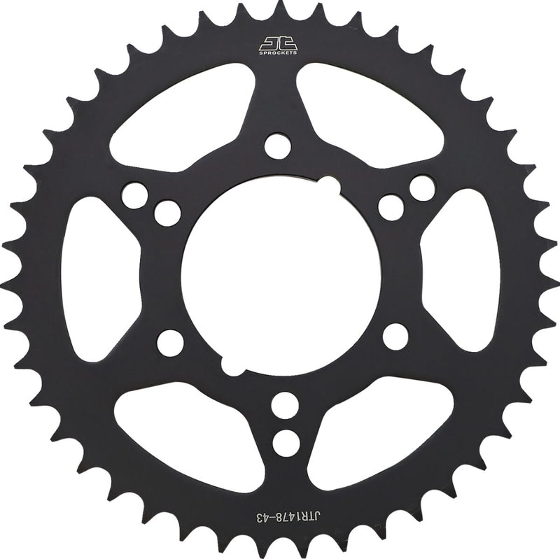 Sprocket Black For Kawasaki GPZ 400 1984-1987 - 43T