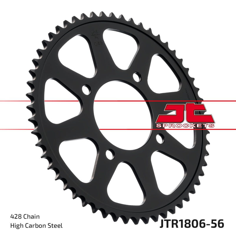 Rear Sprocket Steel For Suzuki RG 125 F 1992-1996 - 56T