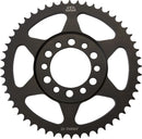 Steel Rear Sprocket Black For Yamaha DT 125 E 1974 - 52T