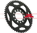 Steel Rear Sprocket Black For Yamaha DT 125 E 1974 - 52T