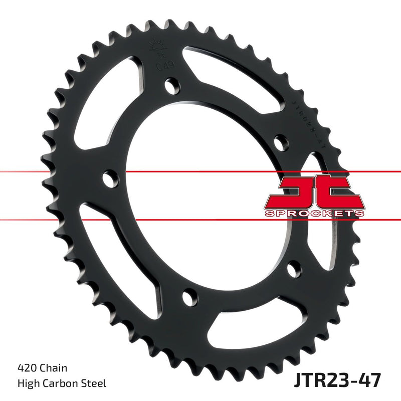 Rear Sprocket Steel Natural For Aprilia RS 50 1999-2005 - 47T