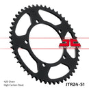 Rear Sprocket Steel Natural For Aprilia RX 50 1998-2005 - 51T