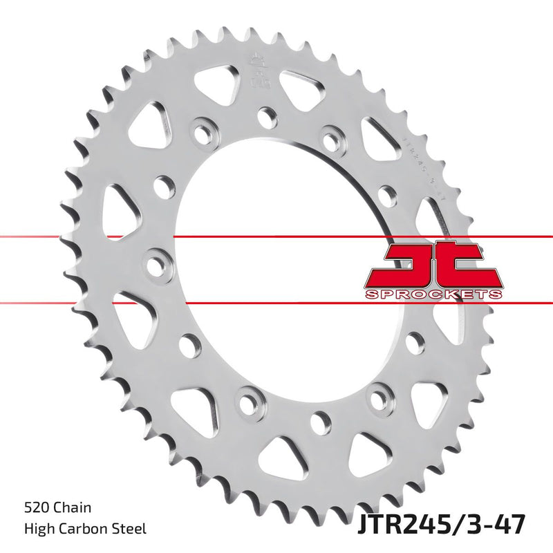 Rear Sprocket Steel Natural For Honda XL 350 1974-1978 - 47T