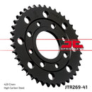 Rear Sprocket Steel Black For Honda CL 175 K 1968-1973 - 41T