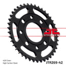 Rear Sprocket Steel Black For Honda CL 175 K 1968-1973 - 42T