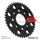 Rear Sprocket Steel Black For Honda CL 175 K 1968-1973 - 43T