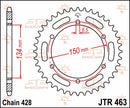 Rear Sprocket Steel Natural For Kawasaki KMX 125 1986-2003 - 48T