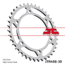 Rear Sprocket Steel Natural For Kawasaki ZR 750 1991-1999 - 39T