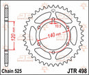 Rear Sprocket Steel Natural For Kawasaki ZR 750 1991-1999 - 39T