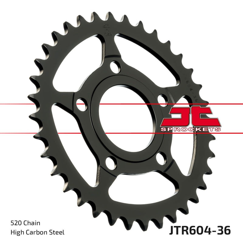 Rear Sprocket Steel Natural For Gilera MX-1 125 1988-1989 - 36T