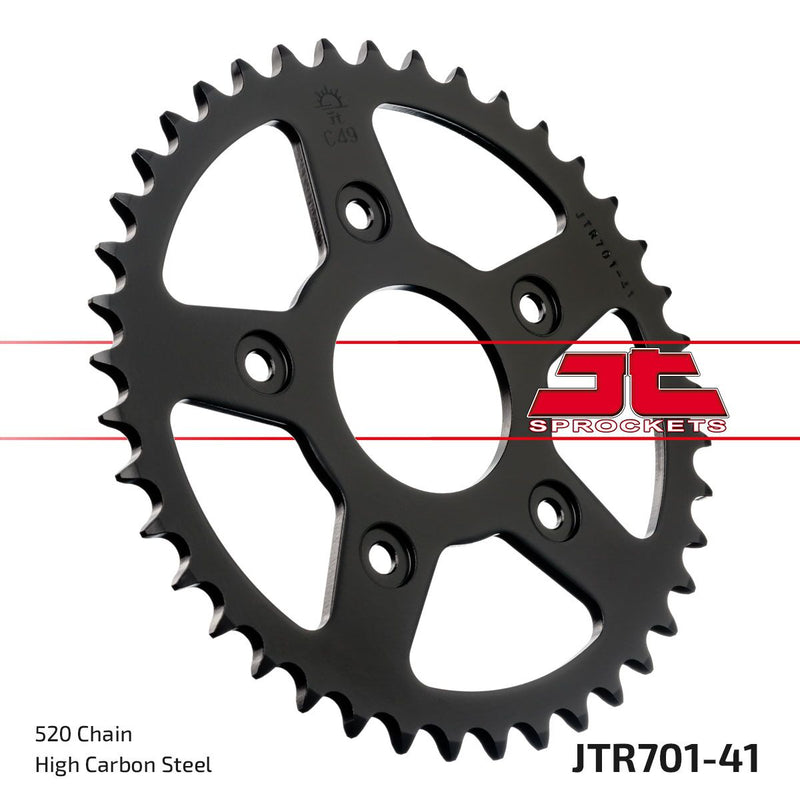 Rear Sprocket Steel Natural For Aprilia TUAREG 125 1989-1990 - 41T