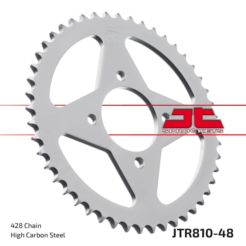 Rear Sprocket Steel Natural For Suzuki B 120 1971-1977 - 48T