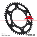 Rear Sprocket Steel Black For Yamaha DT 250 MX 1980-1982 - 46T