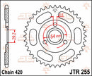 Rear Sprocket Steel Natural For Honda Z 50 A 1968-1972 - 35T