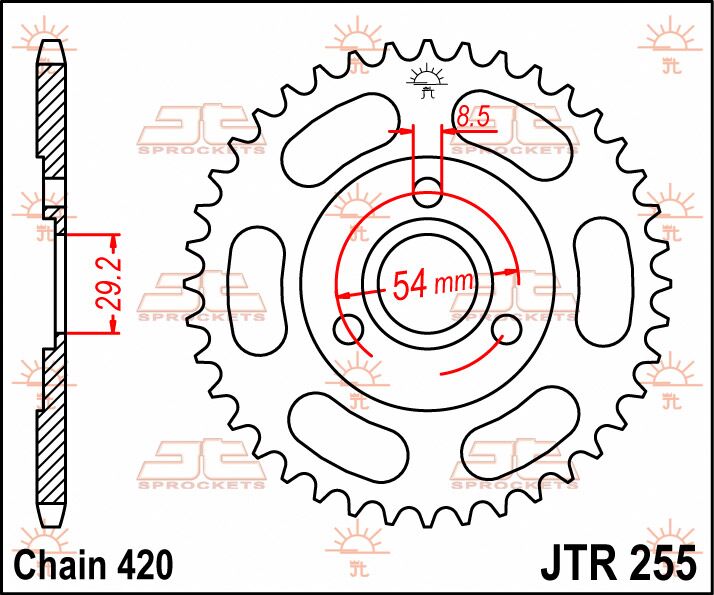 Rear Sprocket Steel Natural For Honda Z 50 A 1968-1972 - 35T
