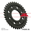 Rear Sprocket Steel Black For Honda CL 175 K 1968-1973 - 36T
