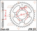 Rear Sprocket Steel For Honda C 50 1991-1996