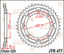 Rear Sprocket Steel For Kawasaki KLR 600 1984-1990