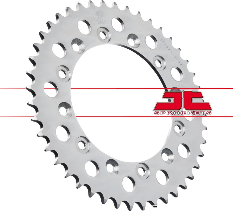 Steel Rear Sprocket Natural For Honda XL 350 1974-1978 - 44T