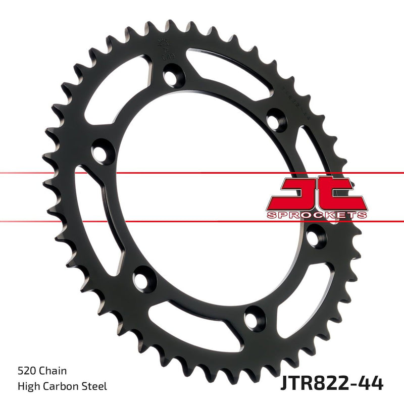 Rear Sprocket Steel Natural For Suzuki PE 250 1977-1980 - 44T