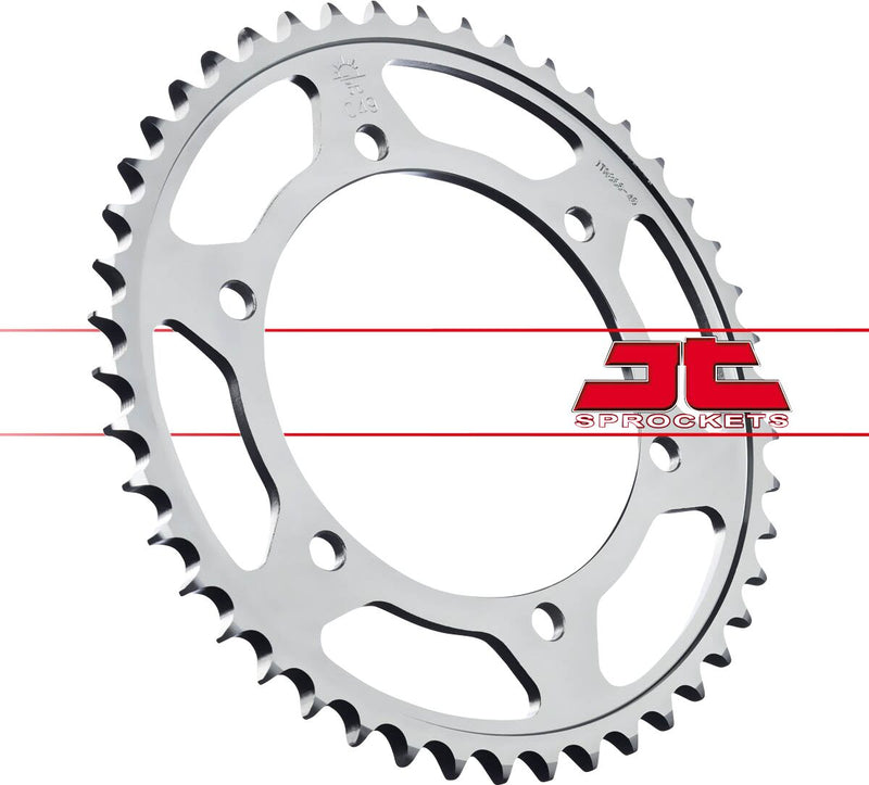 STEEL REAR SPROCKET Natural For Yamaha FZR 1000 1987-1995 - 46T