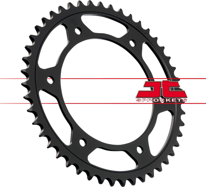 Steel Rear Sprocket Black For BMW F 650 GS 2008 - 47T
