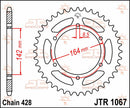 Rear Sprocket Steel Natural For Hyosung GT 600 2002-2003 - 52T