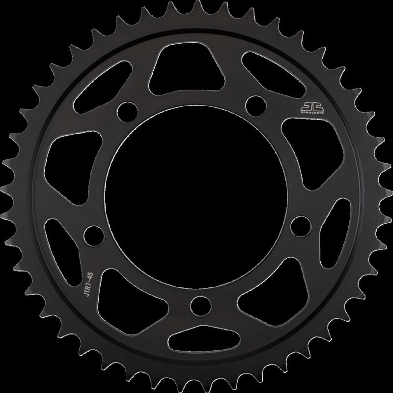 Steel Rear Sprocket Black For BMW S 1000 RR 2010-2012 - 45T