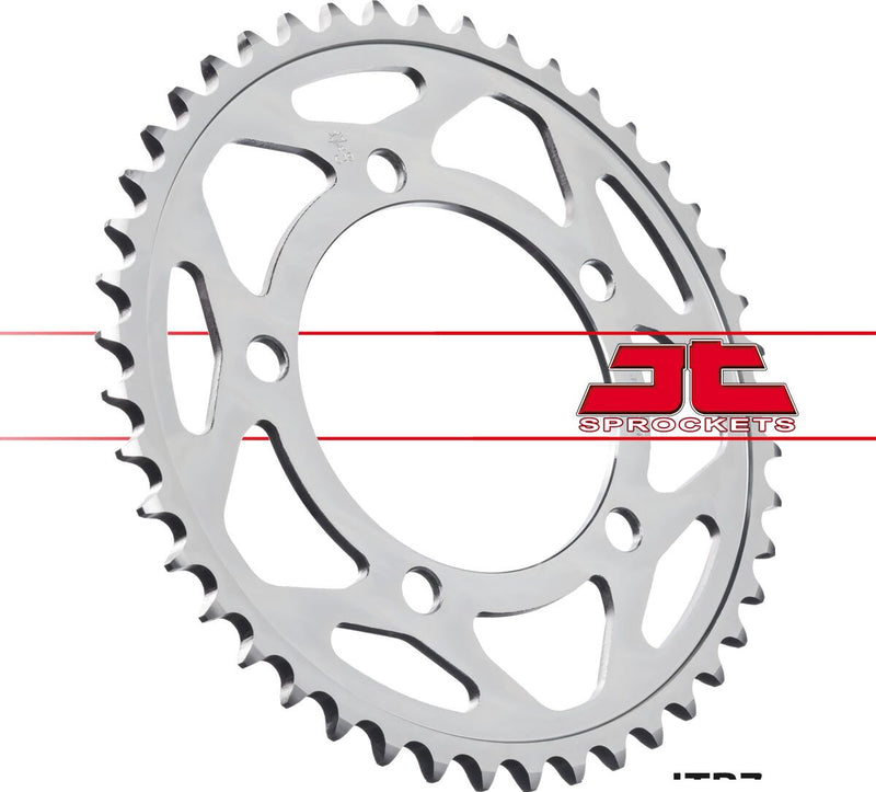 Steel Rear Sprocket Black For BMW S 1000 RR 2010-2012 - 45T
