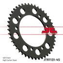 Rear Sprocket Steel Natural For Derbi SENDA 50 R 2000-2008 - 45T