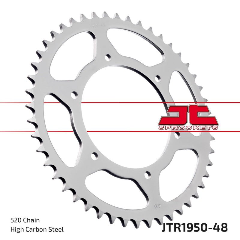 Rear Sprocket Steel Natural For Husaberg MX 499 1991-1993 - 48T