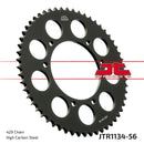 Rear Sprocket Steel Black For Rieju SMX 125 2003-2009 - 56T