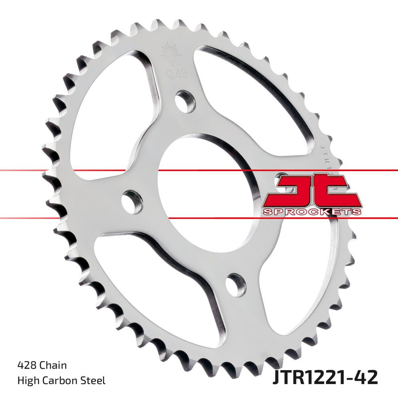 Rear Sprocket Steel Natural For Honda CBR 125 R 2011-2016 - 42T
