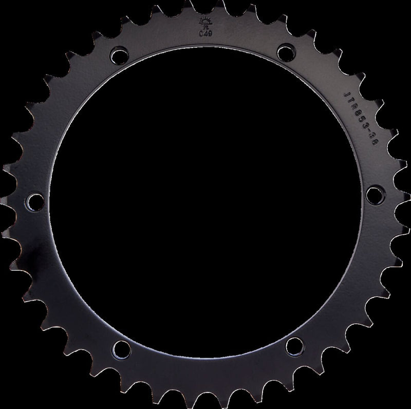 Steel Rear Sprocket Black For Yamaha DT 400 1975-1977 - 38T