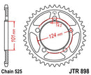 Rear Sprocket Steel Natural For KTM SUPERDUKE 990 2004-2011 - 42T