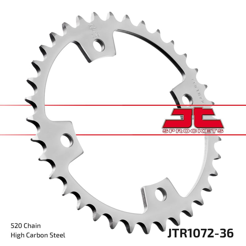 Rear Sprocket Steel Natural For Kymco KXR 250 2X4 2004-2007 - 36T